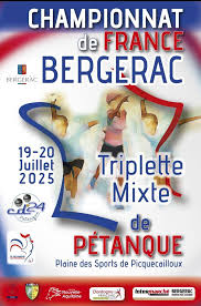 1/2 finale championnat de France triplette Mixte 2025